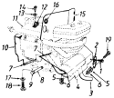 Page J Diagram and Parts List for 135N604F401 1995 Yard Man Lawn Tractor